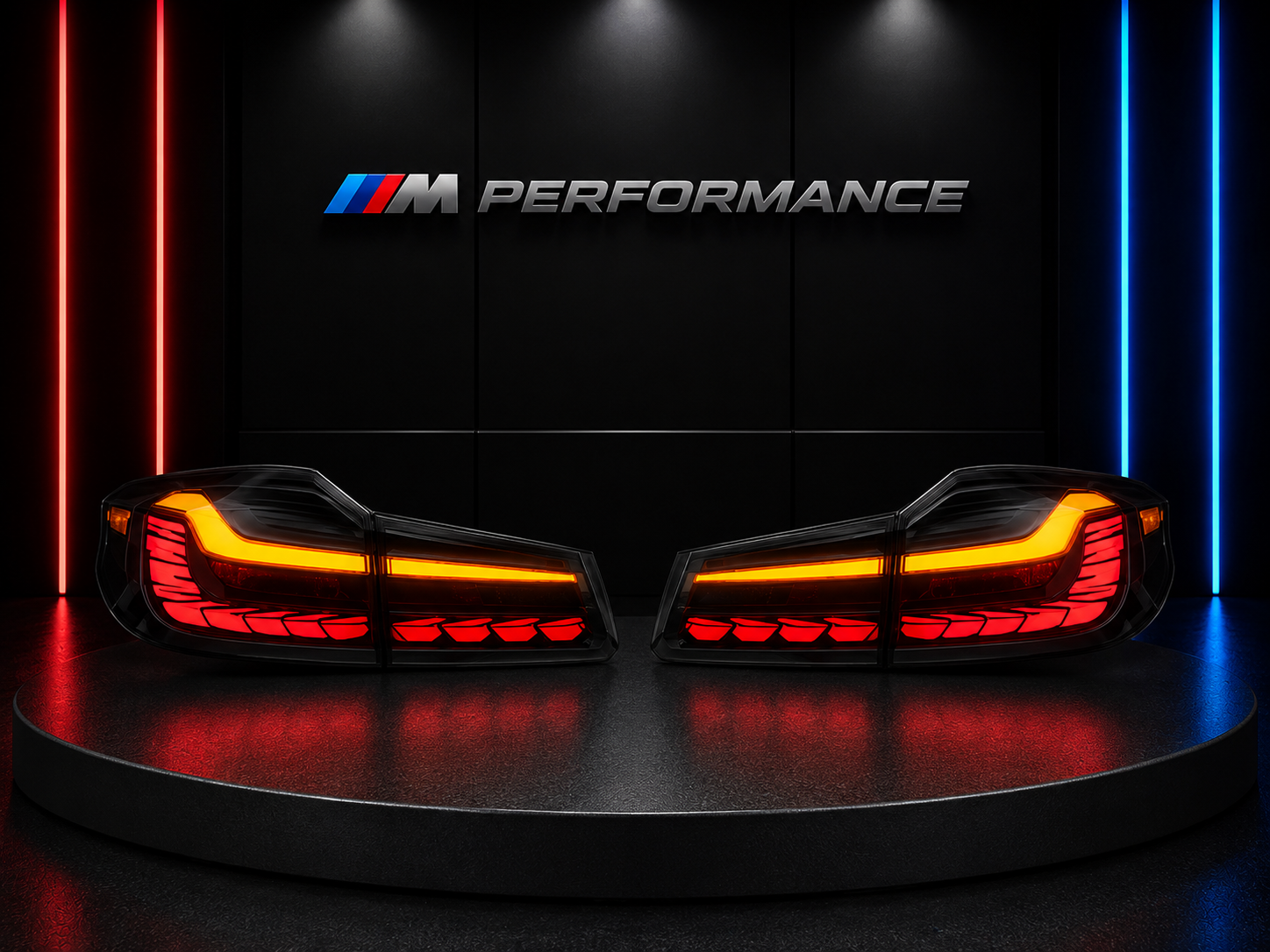 BMW G30 5 Series & F90 M5 Smoked LED Rear Tail Lights (2017-2019 Pre-LCI)