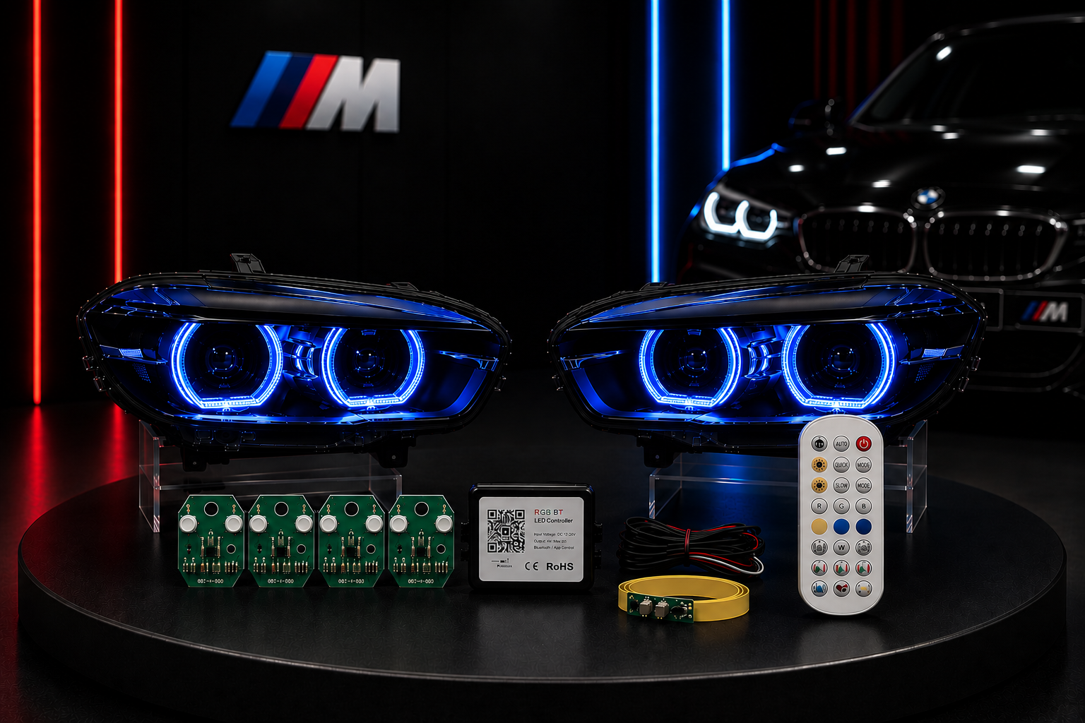 BMW F20/F21 1 Series RGB DRL LED Modules Multi Colour 2015-2019 LCI FULL KIT!