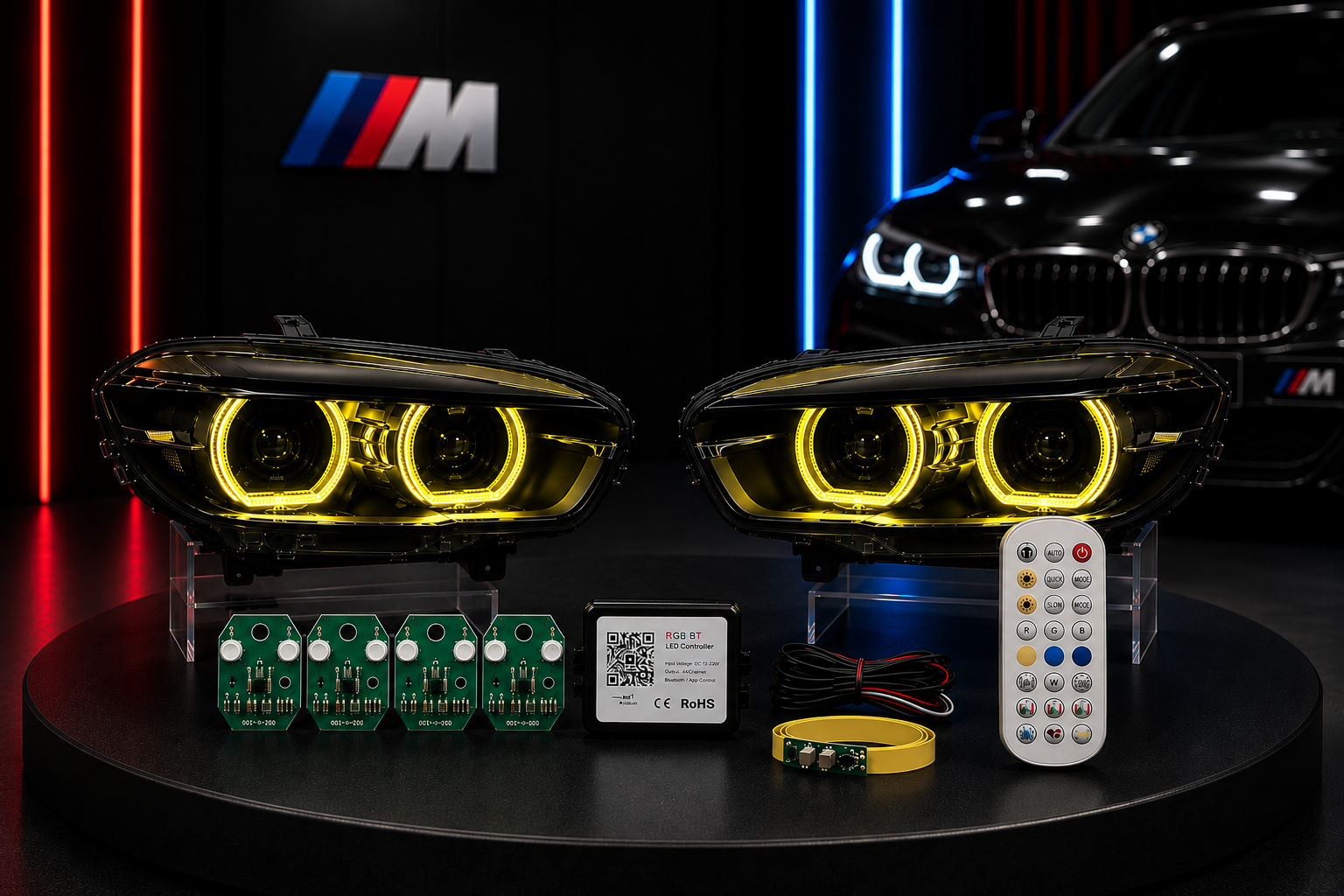 BMW F20/F21 1 Series RGB DRL LED Modules Multi Colour 2015-2019 LCI FULL KIT!