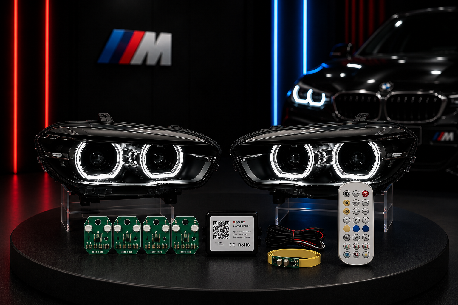 BMW F20/F21 1 Series RGB DRL LED Modules Multi Colour 2015-2019 LCI FULL KIT!