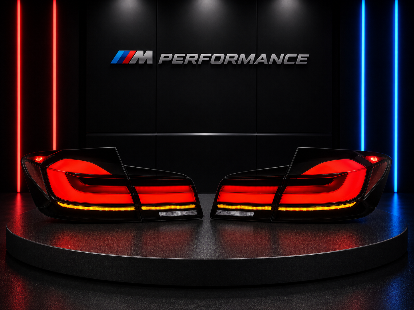 BMW F10 5 Series & M5 GTS Style Smoked LED Rear Tail Lights (2 Styles Available)