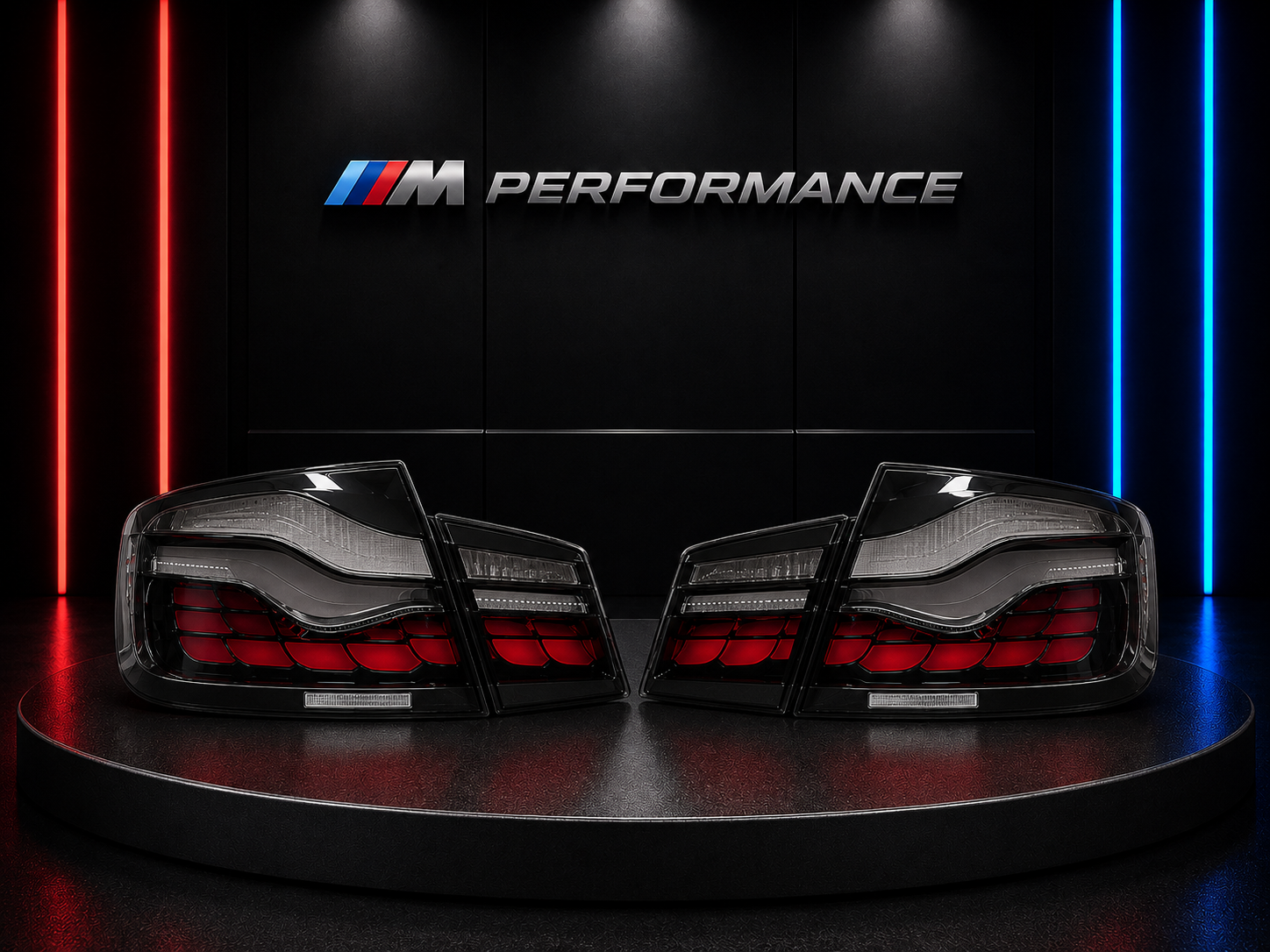 BMW F10 5 Series & M5 GTS Style Smoked LED Rear Tail Lights (2 Styles Available)