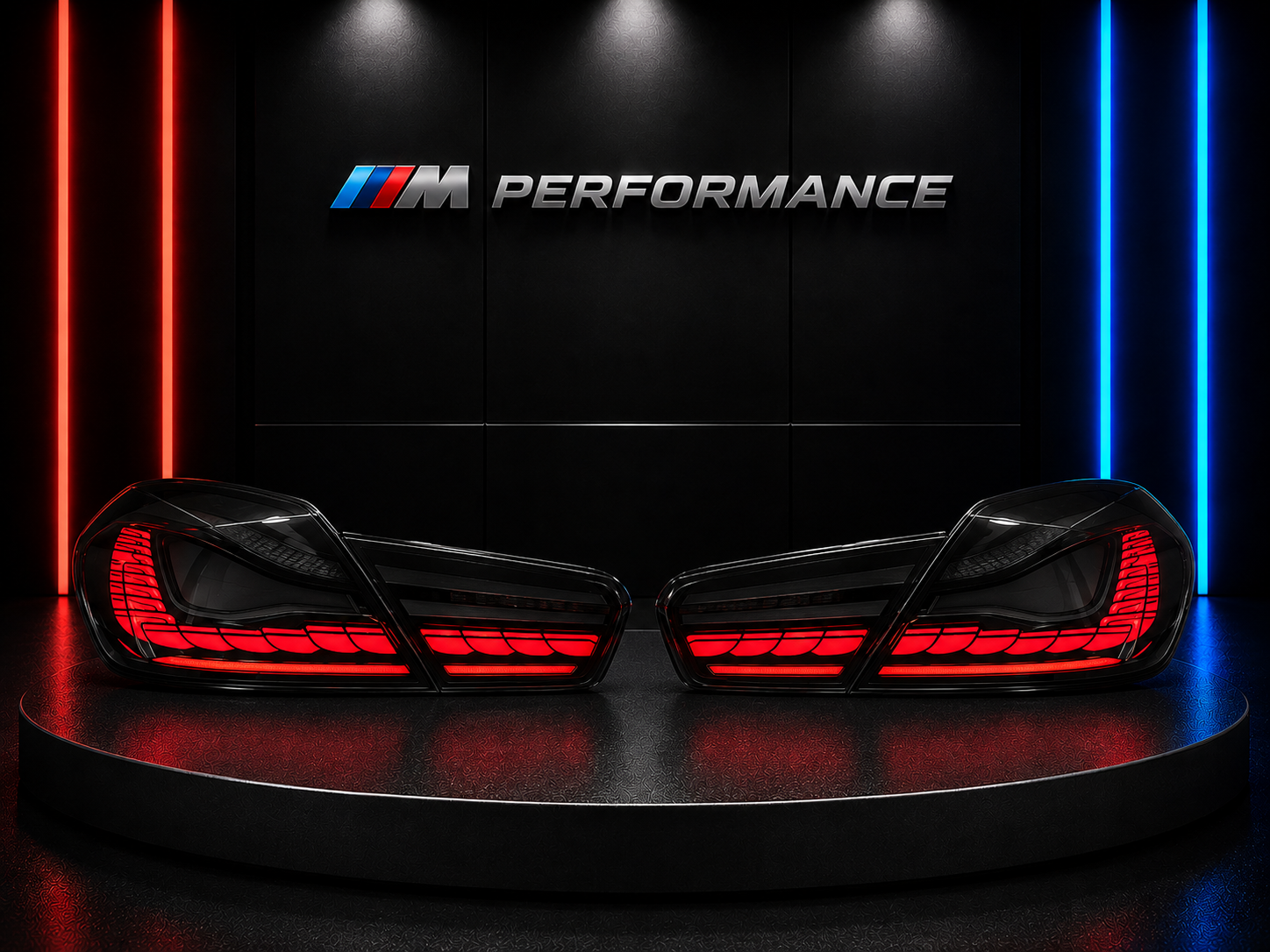 BMW 6 Series & M6 GTS Style Smoked LED Rear Tail Lights – Complete Rear Light Set