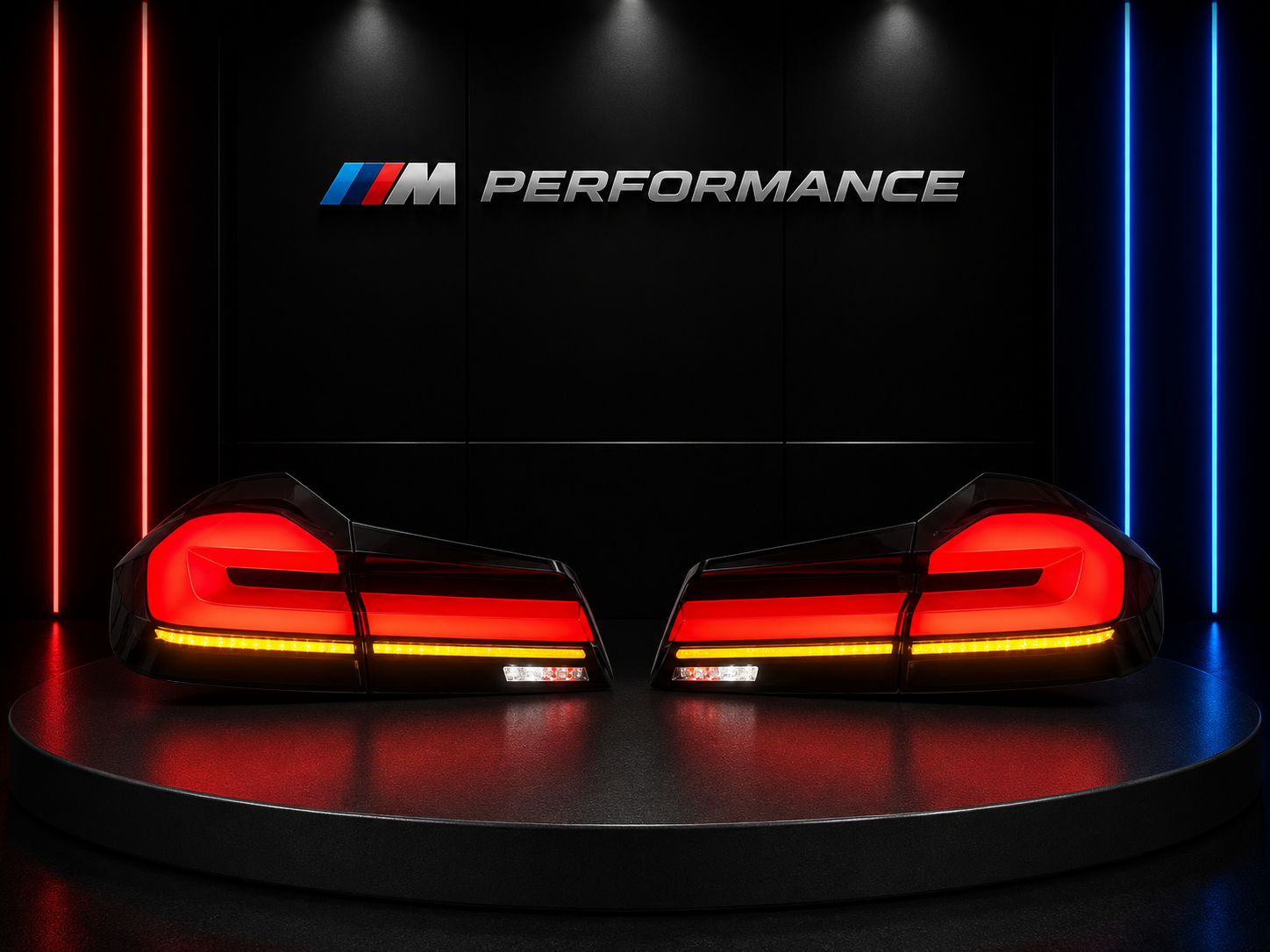 BMW G30 5 Series & F90 M5 Smoked LED Rear Tail Lights (2017-2019 Pre-LCI)